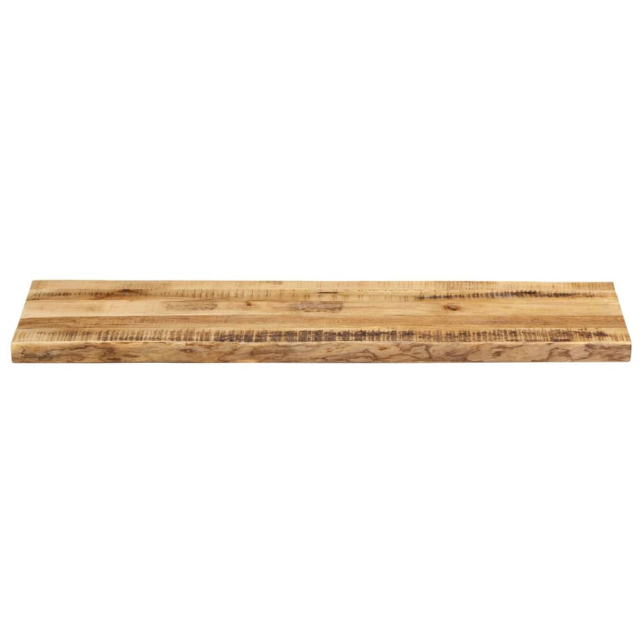 Tafelblad met natuurlijke rand 140x40x3,8 cm massief mangohout