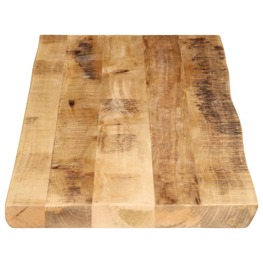 Tafelblad met natuurlijke rand 140x40x3,8 cm massief mangohout