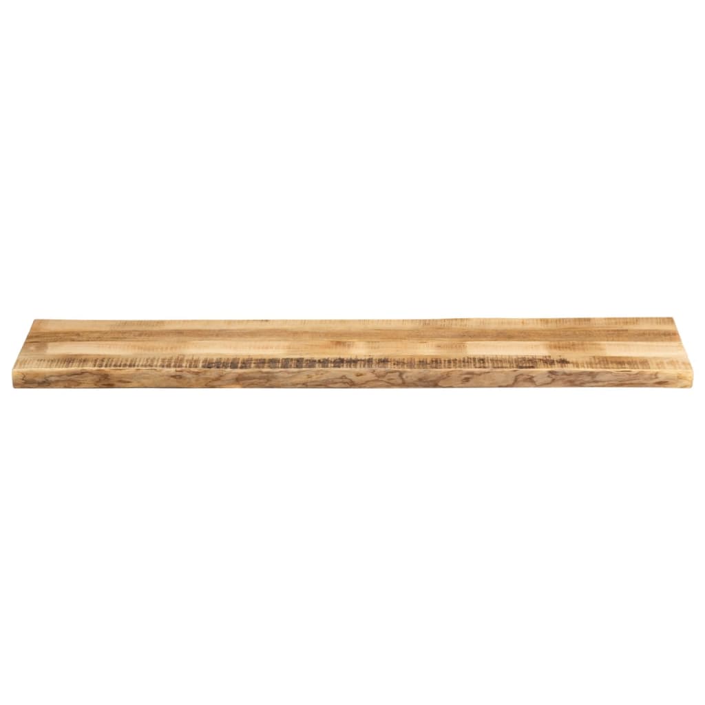 Tafelblad met natuurlijke rand 160x40x3,8 cm massief mangohout