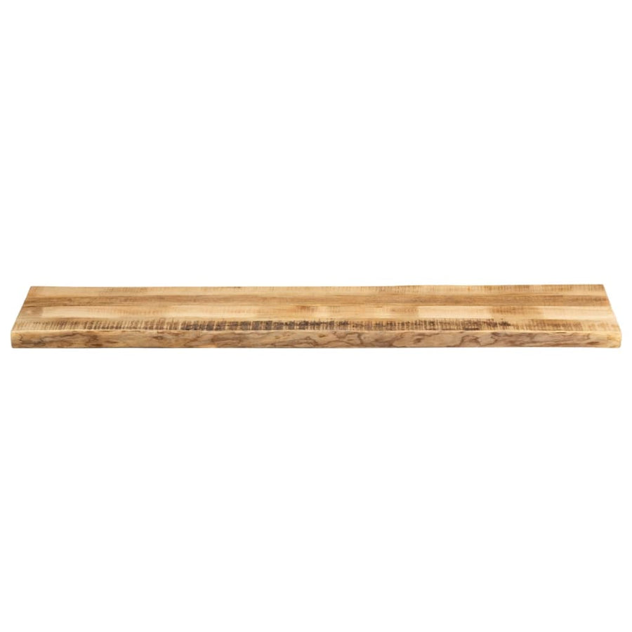 Tafelblad met natuurlijke rand 180x40x3,8 cm massief mangohout