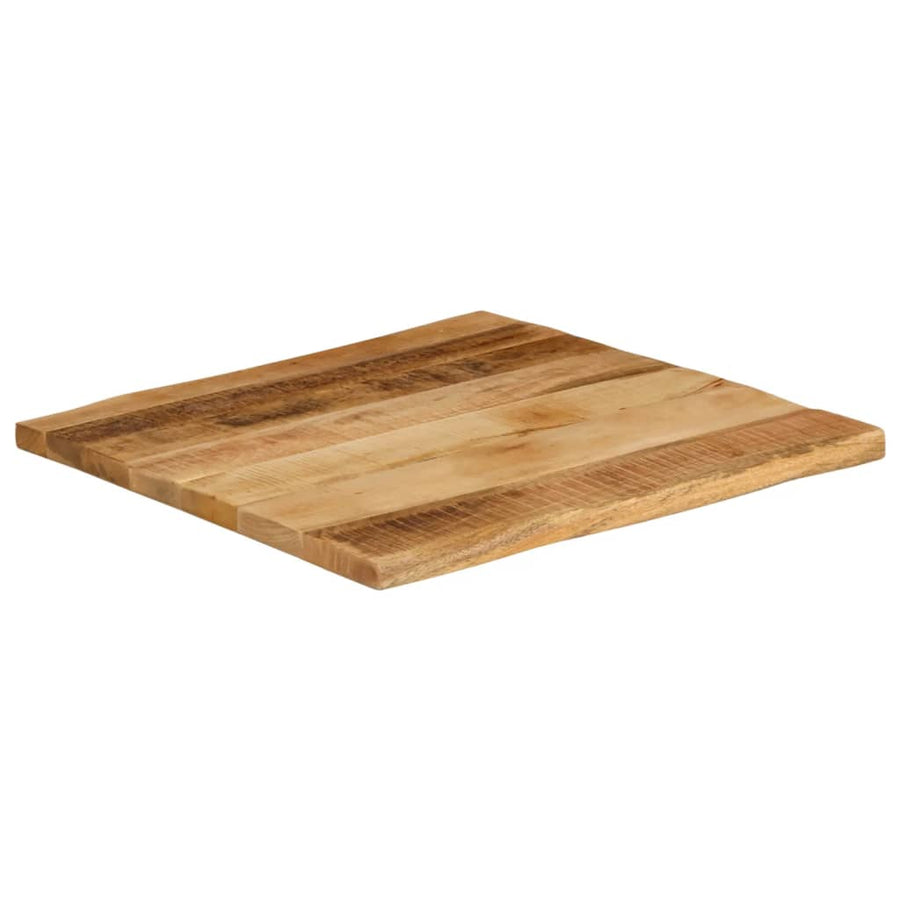 Tafelblad met natuurlijke rand 60x60x3,8 cm massief mangohout