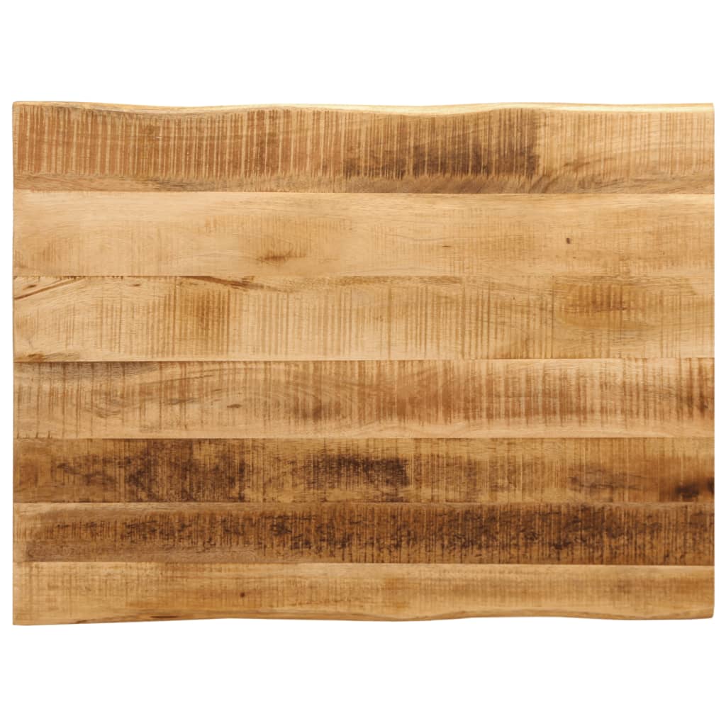 Tafelblad met natuurlijke rand 80x60x3,8 cm massief mangohout