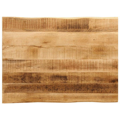 Tafelblad met natuurlijke rand 80x60x3,8 cm massief mangohout