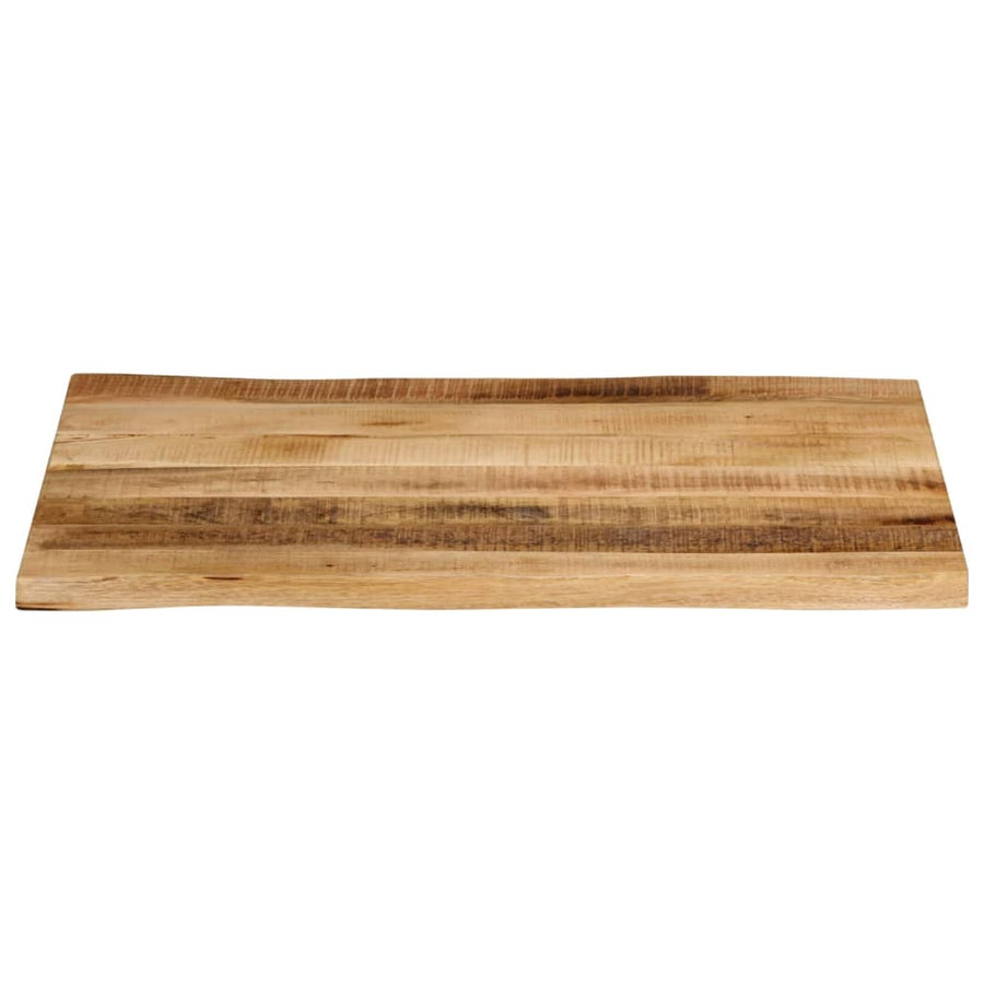 Tafelblad met natuurlijke rand 80x60x3,8 cm massief mangohout