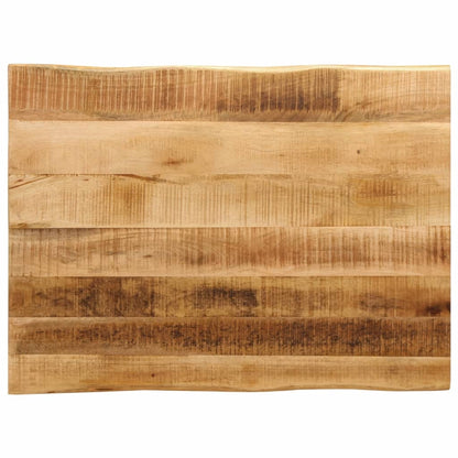 Tafelblad met natuurlijke rand 90x60x3,8 cm massief mangohout