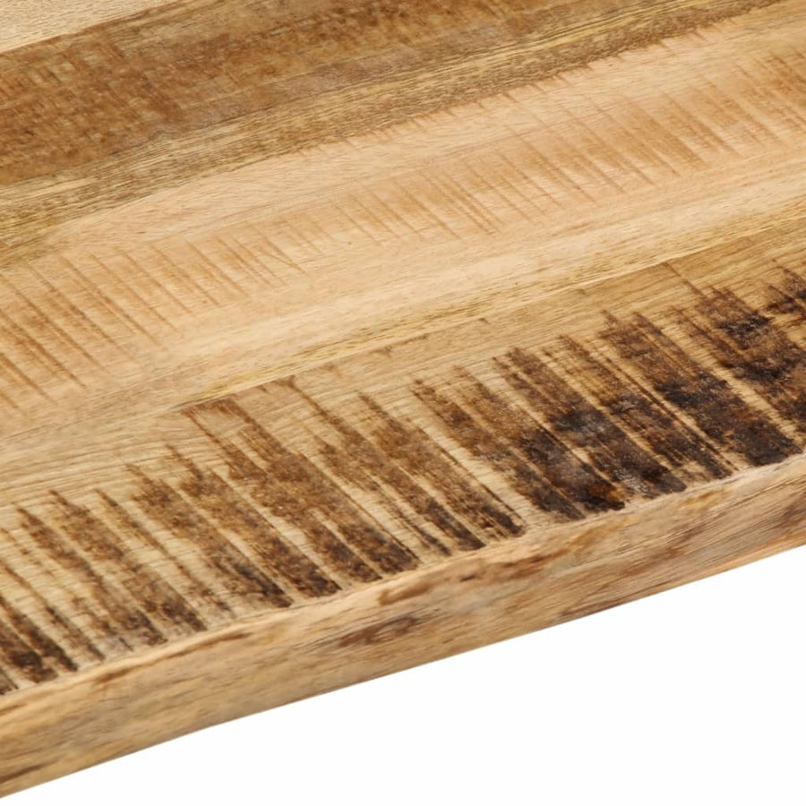 Tafelblad met natuurlijke rand 90x60x3,8 cm massief mangohout