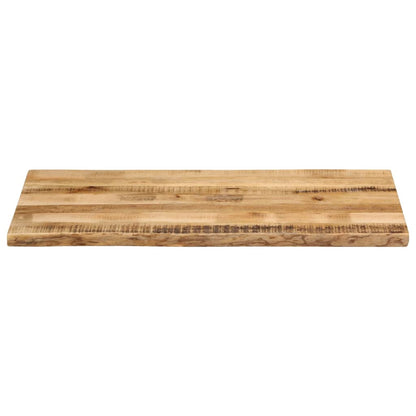 Tafelblad met natuurlijke rand 100x60x3,8 cm massief mangohout