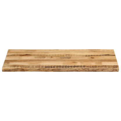 Tafelblad met natuurlijke rand 110x60x3,8 cm massief mangohout
