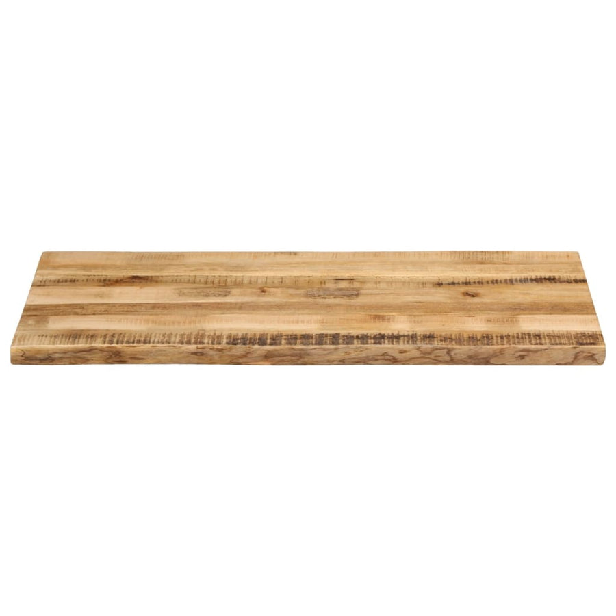Tafelblad met natuurlijke rand 110x60x3,8 cm massief mangohout