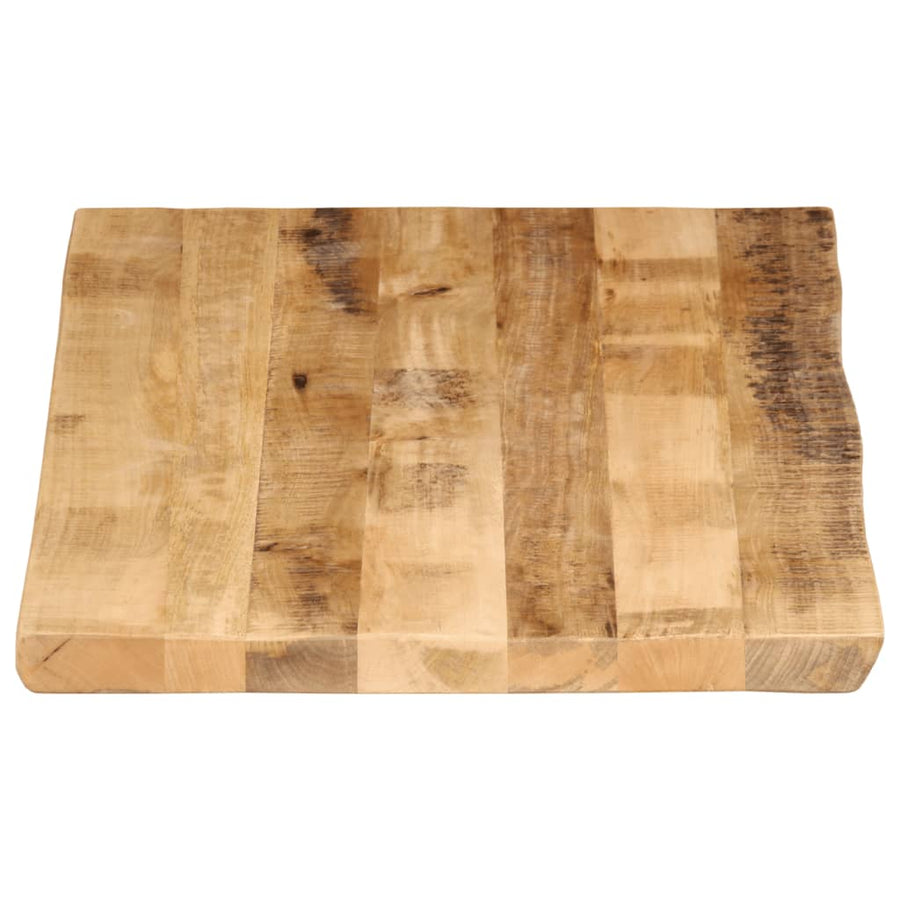Tafelblad met natuurlijke rand 110x60x3,8 cm massief mangohout