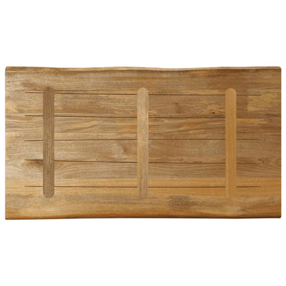 Tafelblad met natuurlijke rand 110x60x3,8 cm massief mangohout