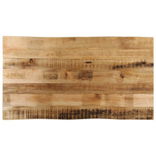 Tafelblad met natuurlijke rand 120x60x3,8 cm massief mangohout