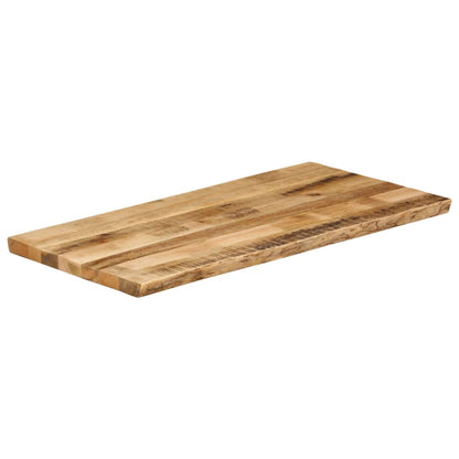 Tafelblad met natuurlijke rand 120x60x3,8 cm massief mangohout