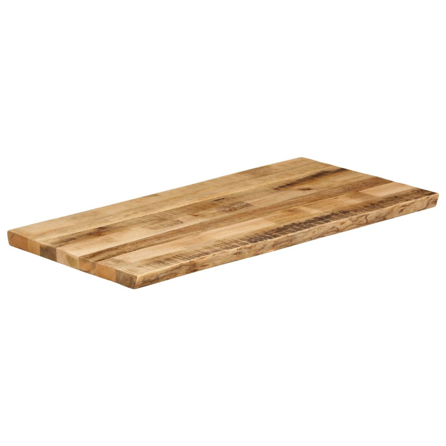 Tafelblad met natuurlijke rand 120x60x3,8 cm massief mangohout