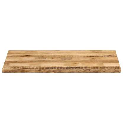 Tafelblad met natuurlijke rand 120x60x3,8 cm massief mangohout