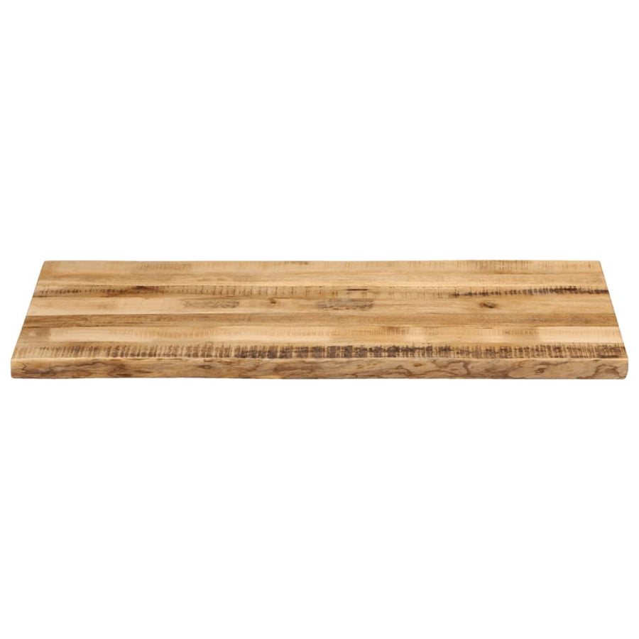 Tafelblad met natuurlijke rand 120x60x3,8 cm massief mangohout