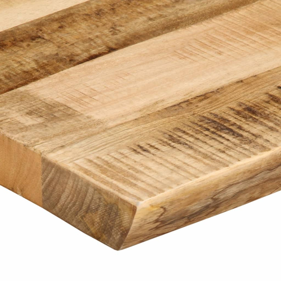 Tafelblad met natuurlijke rand 120x60x3,8 cm massief mangohout