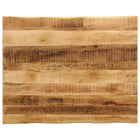 Tafelblad massief mangohout 90x80x3,8 cm natuurlijke rand