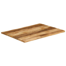 Tafelblad Met Natuurlijke Rand 110X80X3,8 Cm Massief Mangohout Ruw Mangohout (Naturel) 38 mm