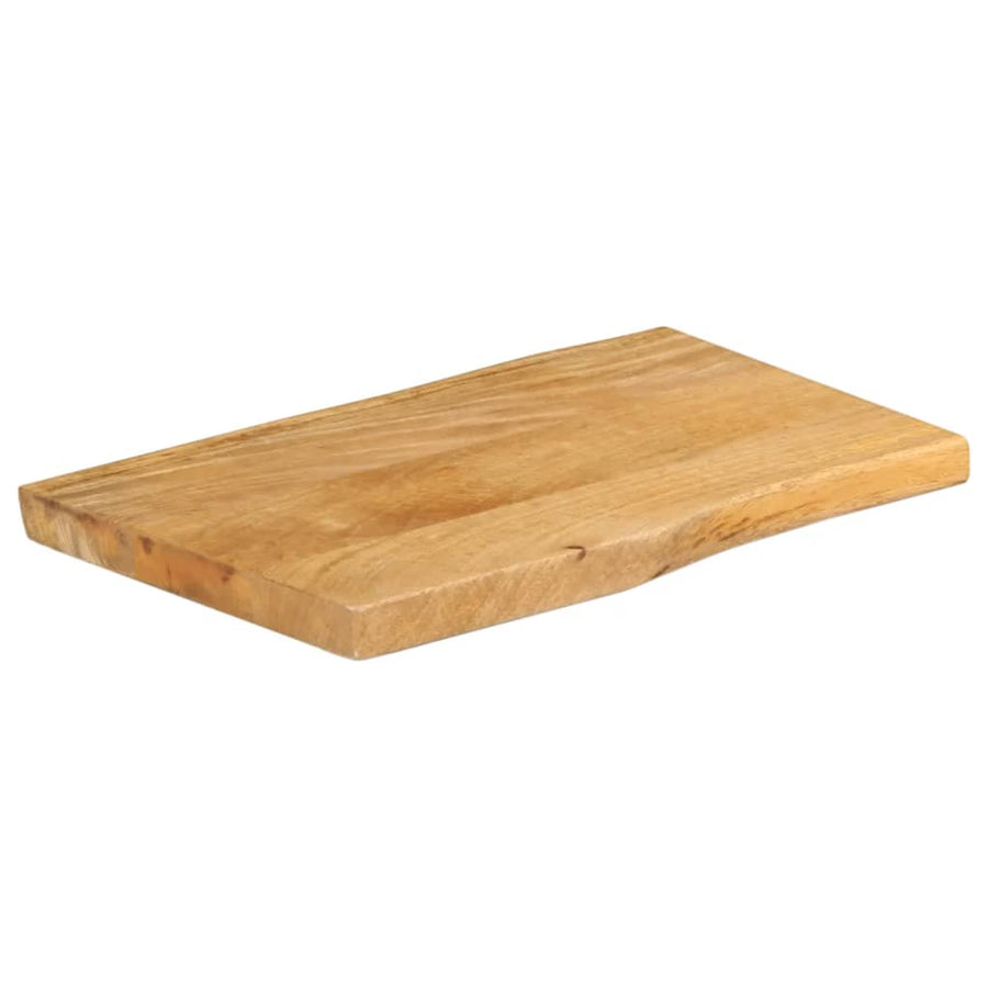 Tafelblad met natuurlijke rand 50x40x2,5 cm massief mangohout