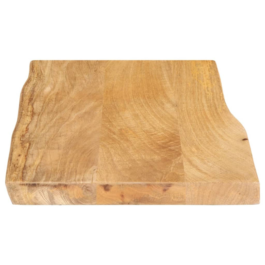 Tafelblad met natuurlijke rand 50x40x2,5 cm massief mangohout