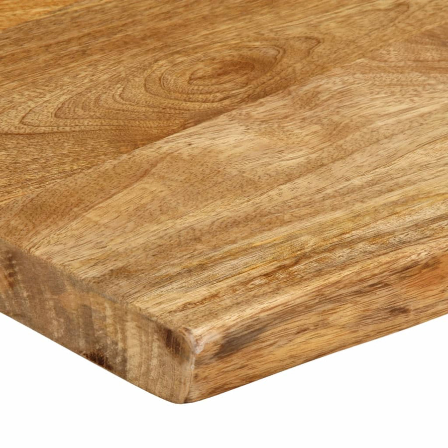 Tafelblad met natuurlijke rand 100x40x2,5 cm massief mangohout