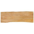 Tafelblad 110x40x2,5 cm massief mangohout natuurlijke rand