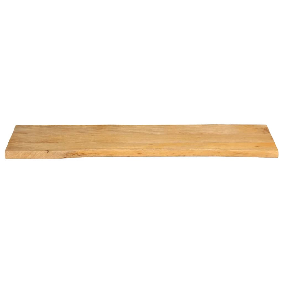 Tafelblad met natuurlijke rand 110x40x2,5 cm massief mangohout