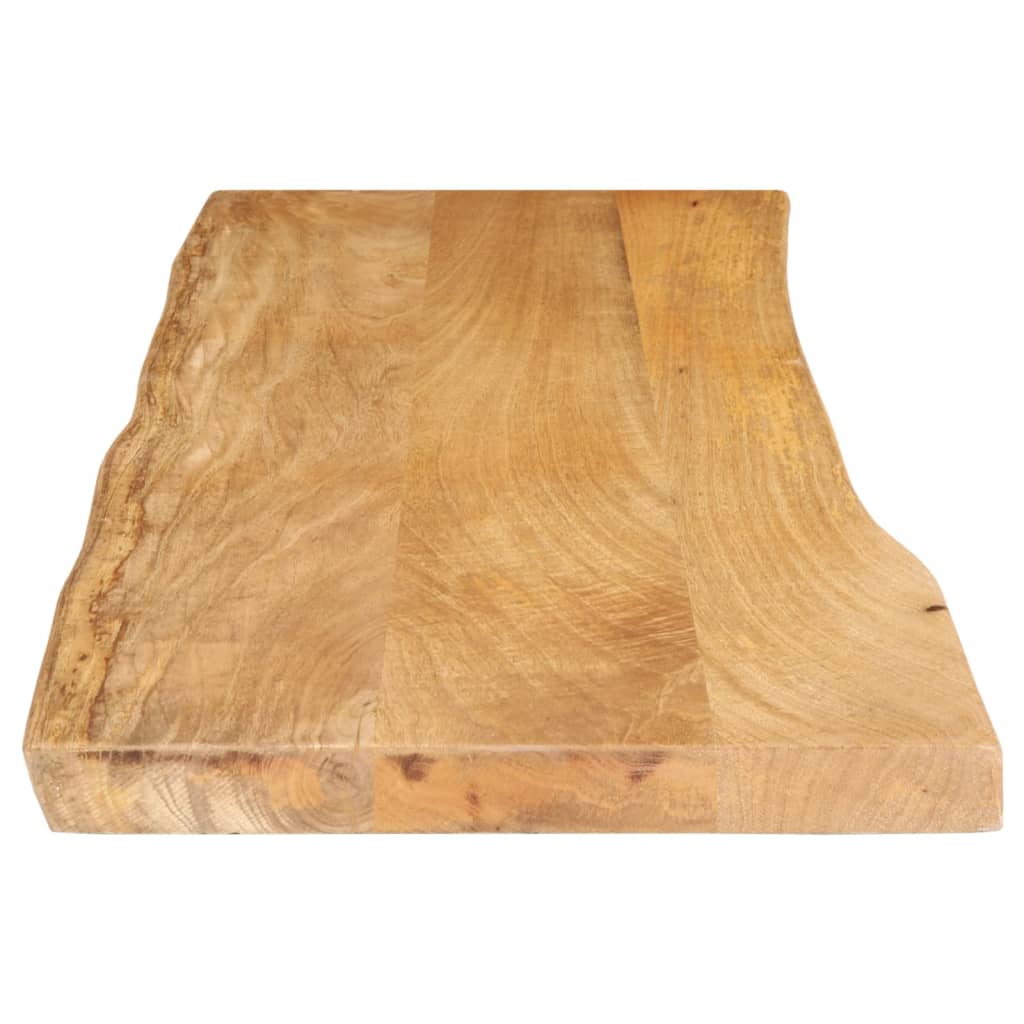 Tafelblad met natuurlijke rand 110x40x2,5 cm massief mangohout