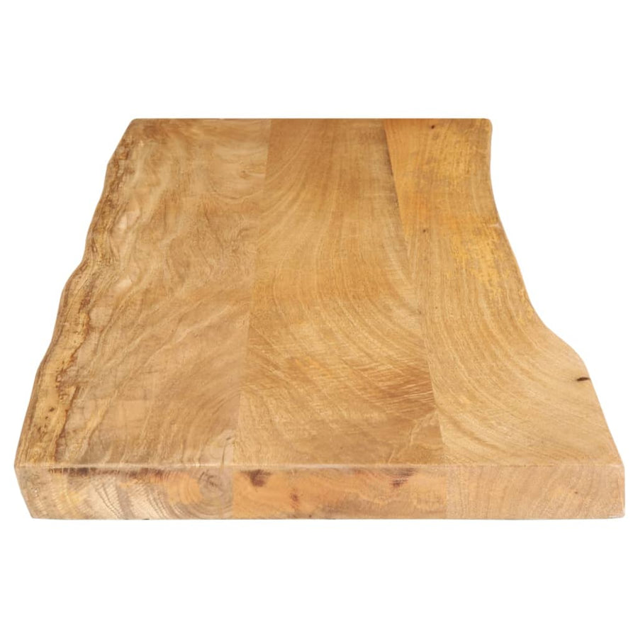 Tafelblad met natuurlijke rand 110x40x2,5 cm massief mangohout
