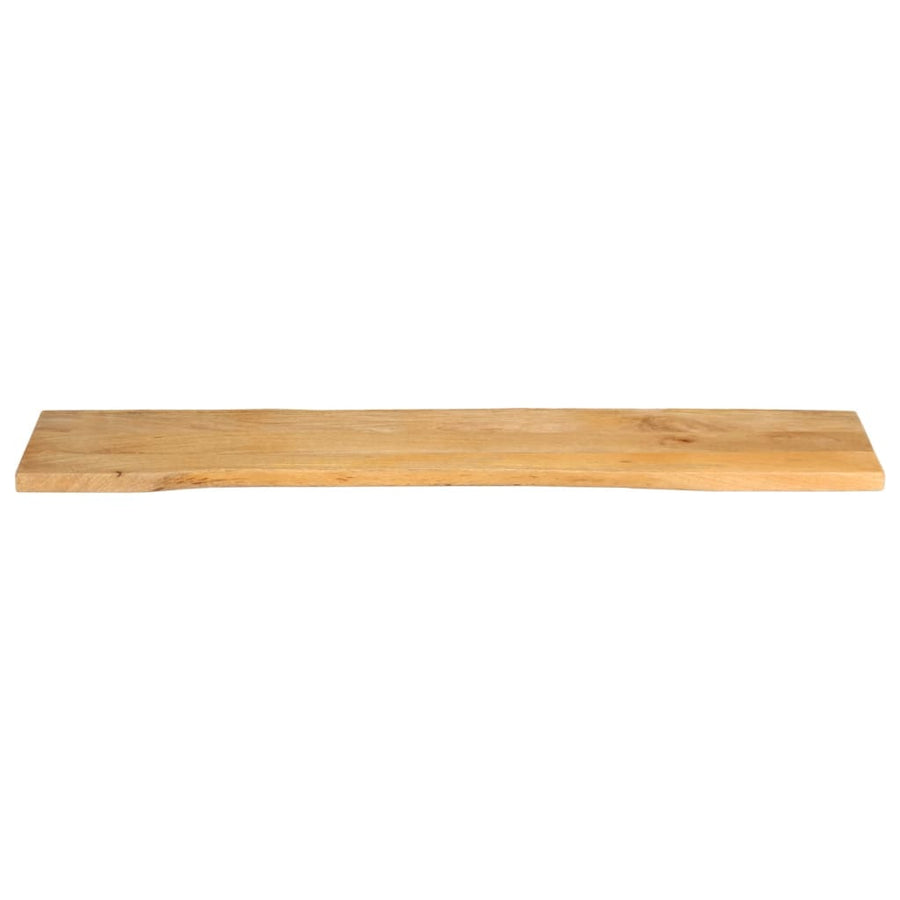 Tafelblad met natuurlijke rand 160x40x2,5 cm massief mangohout