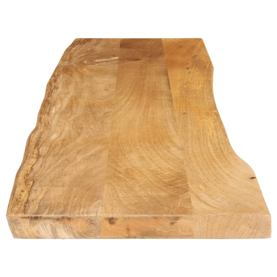Tafelblad met natuurlijke rand 160x40x2,5 cm massief mangohout