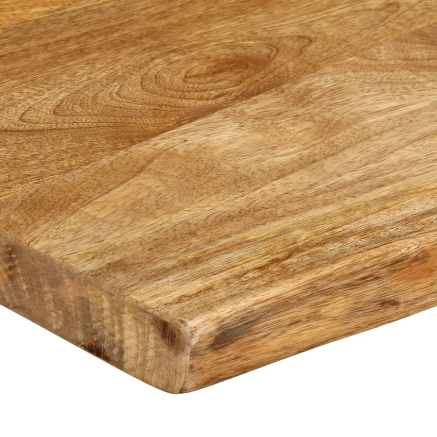 Tafelblad met natuurlijke rand 180x40x2,5 cm massief mangohout