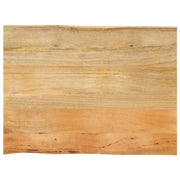 Tafelblad mangohout 90x60x2,5 cm natuurlijke rand