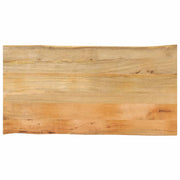 Tafelblad mangohout 100x60x2,5 cm natuurlijke rand