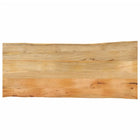 Tabletop with live edge 140x60x2.5 cm solid mango wood