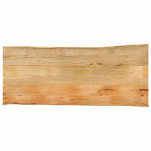 Tafelblad met natuurlijke rand 140x60x2,5 cm massief mangohout