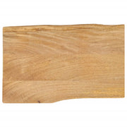 Tafelblad mangohout 50x40x3,8 cm natuurlijke rand