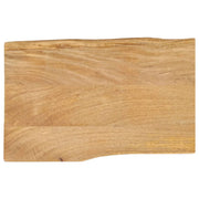 Tafelblad 60x40x3,8 cm massief mangohout natuurlijke rand