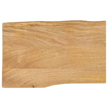 Tafelblad met natuurlijke rand 60x40x3,8 cm massief mangohout