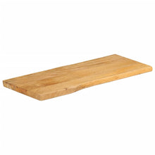 Tafelblad Met Natuurlijke Rand 80X40X3,8 Cm Massief Mangohout Mangohout (Naturel) 38 mm 80 x 40 cm