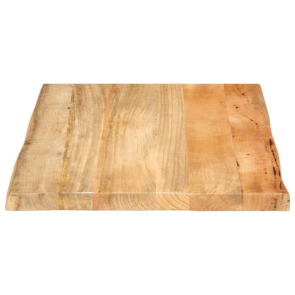 Tafelblad met natuurlijke rand 70x60x3,8 cm massief mangohout
