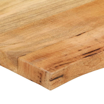 Tafelblad met natuurlijke rand 70x60x3,8 cm massief mangohout
