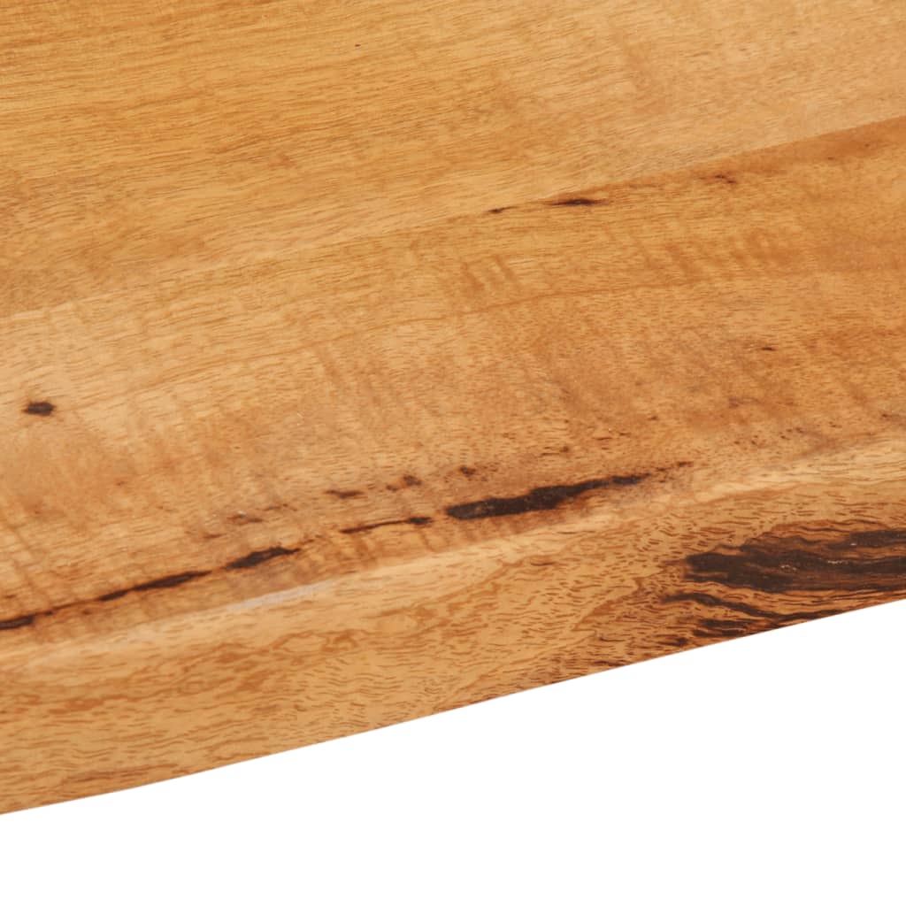 Tafelblad met natuurlijke rand 70x60x3,8 cm massief mangohout