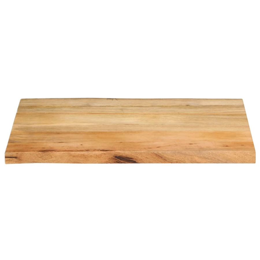 Tafelblad met natuurlijke rand 90x60x3,8 cm massief mangohout