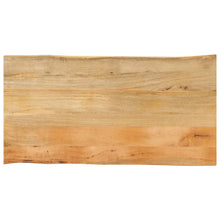 Tafelblad Met Natuurlijke Rand 120X60X3,8 Cm Massief Mangohout Mangohout (Naturel) 38 mm 120 x 60 cm