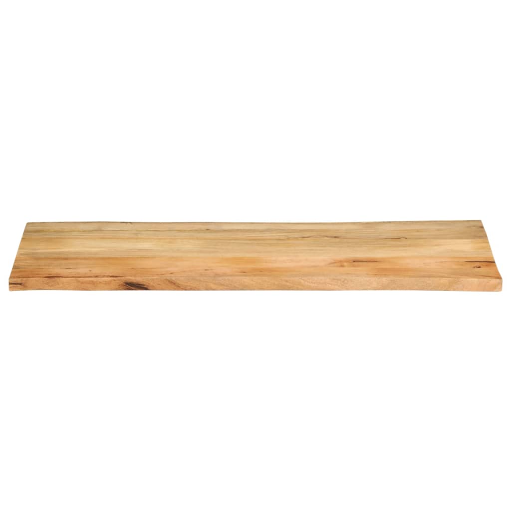 Tafelblad met natuurlijke rand 140x60x3,8 cm massief mangohout