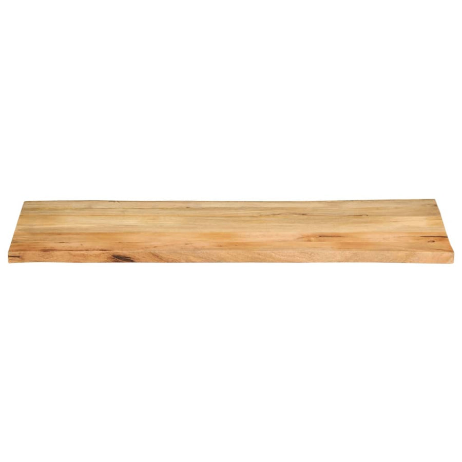 Tafelblad met natuurlijke rand 140x60x3,8 cm massief mangohout