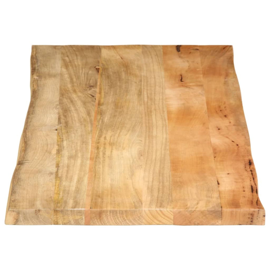 Tafelblad met natuurlijke rand 140x60x3,8 cm massief mangohout