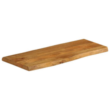 Tafelblad met natuurlijke rand 80x40x2,5 cm massief mangohout